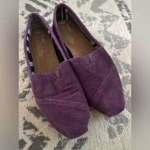 TOMS Corduroy Flats , Purple